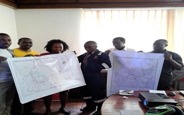 Map Products sharing with Kampala division offices